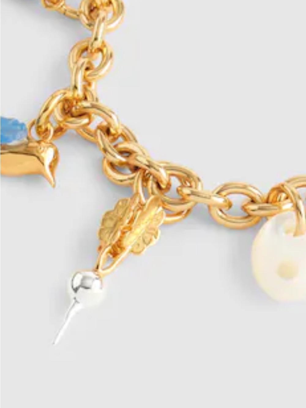 NWT Madewell Charm - Gold & Silver Radish Charm - Picture 8 of 13